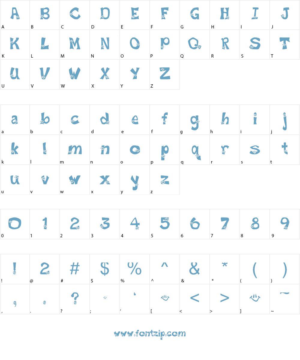 Smiley Font Font Character